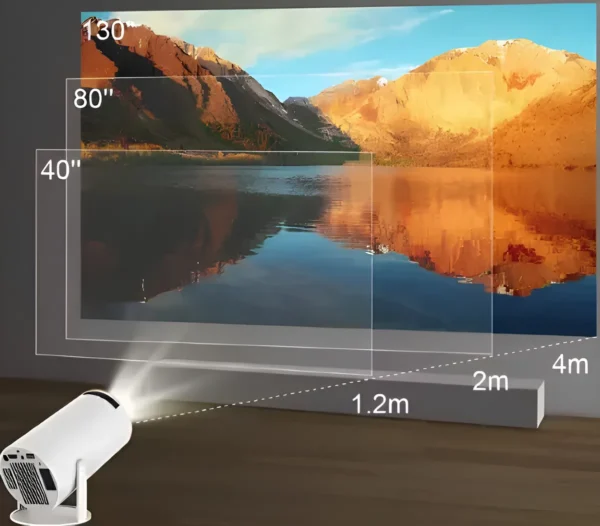 🎥 Proyector Portátil 4k Wifi Bluetooth Led Full Android - Imagen 5