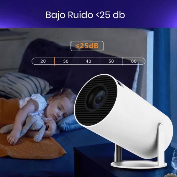 🎥 Proyector Portátil 4k Wifi Bluetooth Led Full Android - Imagen 4