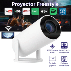 🎥 Proyector Portátil 4k Wifi Bluetooth Led Full Android