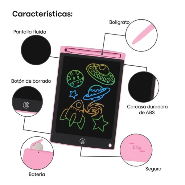 Pizarra Digital 10'' | Perfecta para Niños y Grandes 🧠✨ - Imagen 5