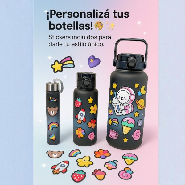 Botellas Motivacionales 3 en 1 con Marcador de Horarios - Imagen 4