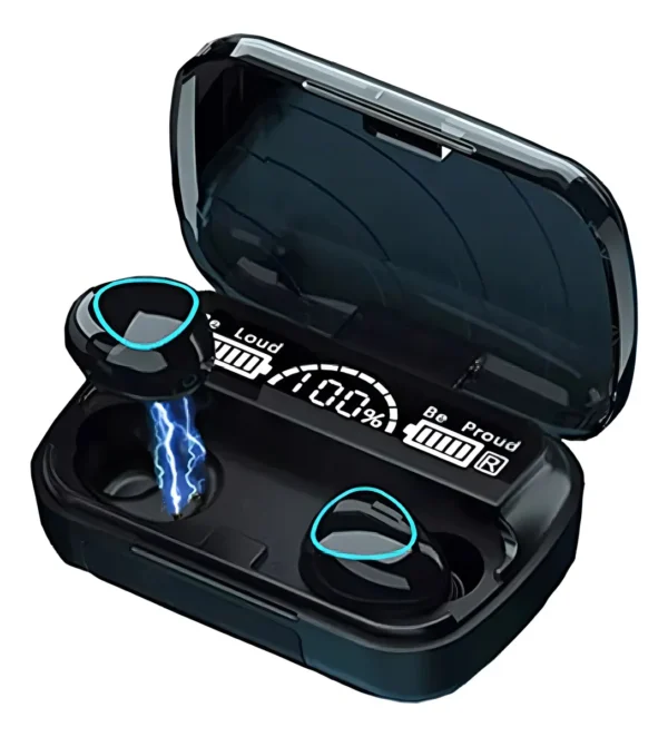 Auriculares M10 Pro Hi Fi Power Bank Color Negro