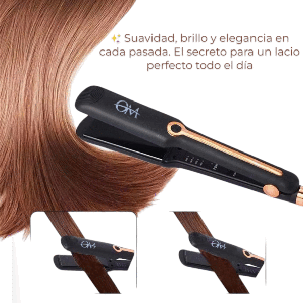 Plancha profesional de cerámica,temperatura ajustable - Imagen 3