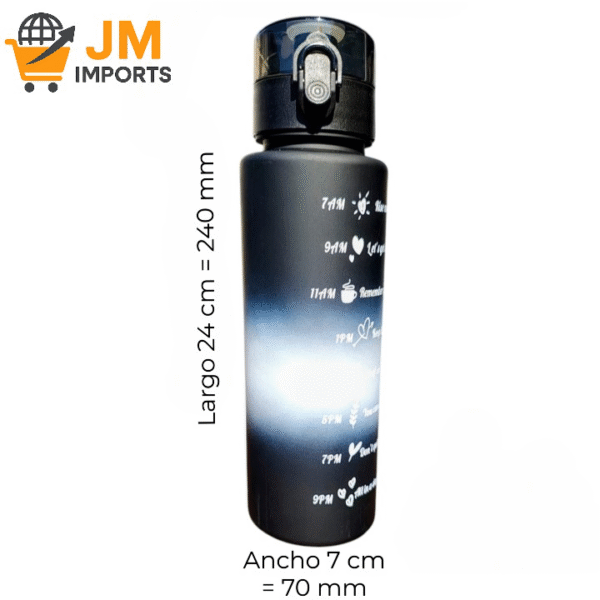 Botellas Motivacionales 3 en 1 con Marcador de Horarios - Imagen 7